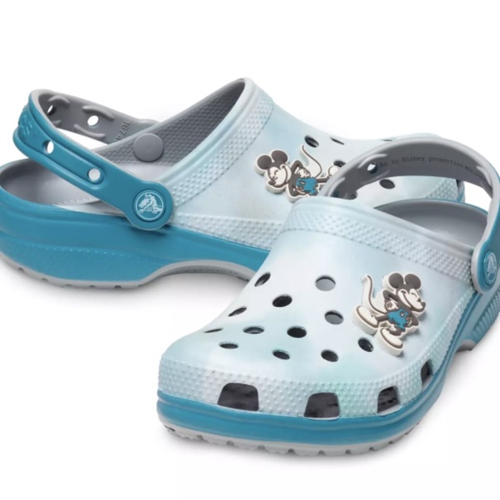 Crocs Disney Mickey Mouse Blue Tie Dye Clogs